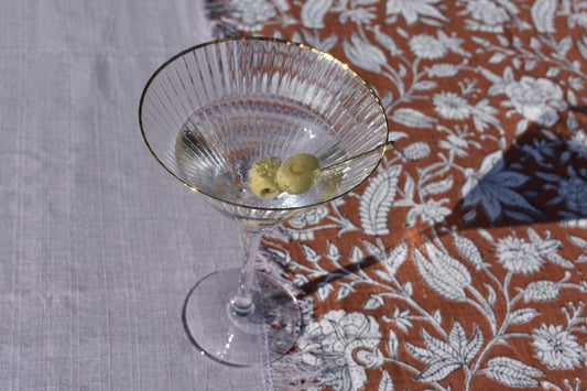 HV Martini Glas Goud ( Set / 2 )