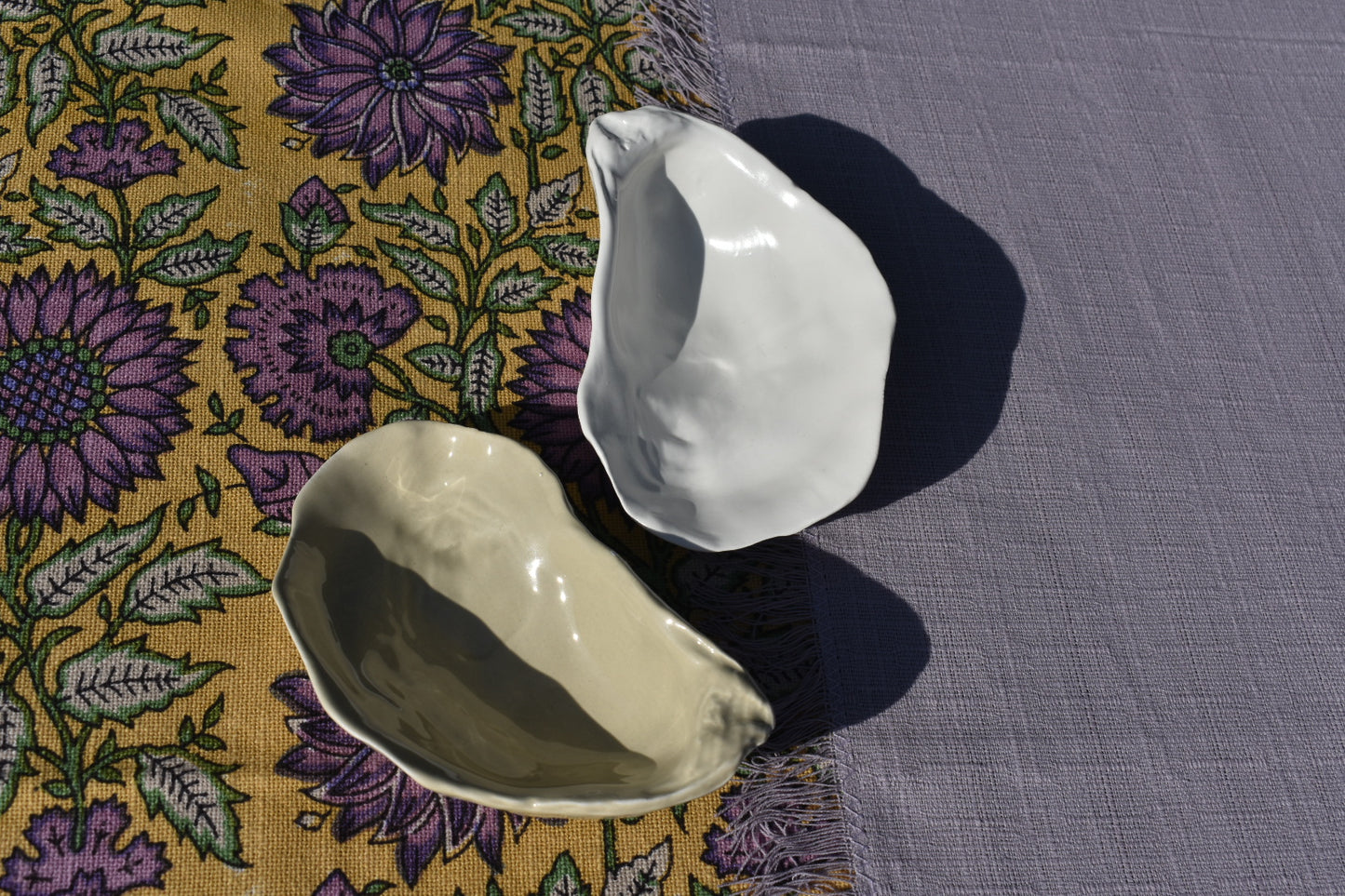 Tafelkleed Bloemen Paars Geel Noraly 250x150 cm