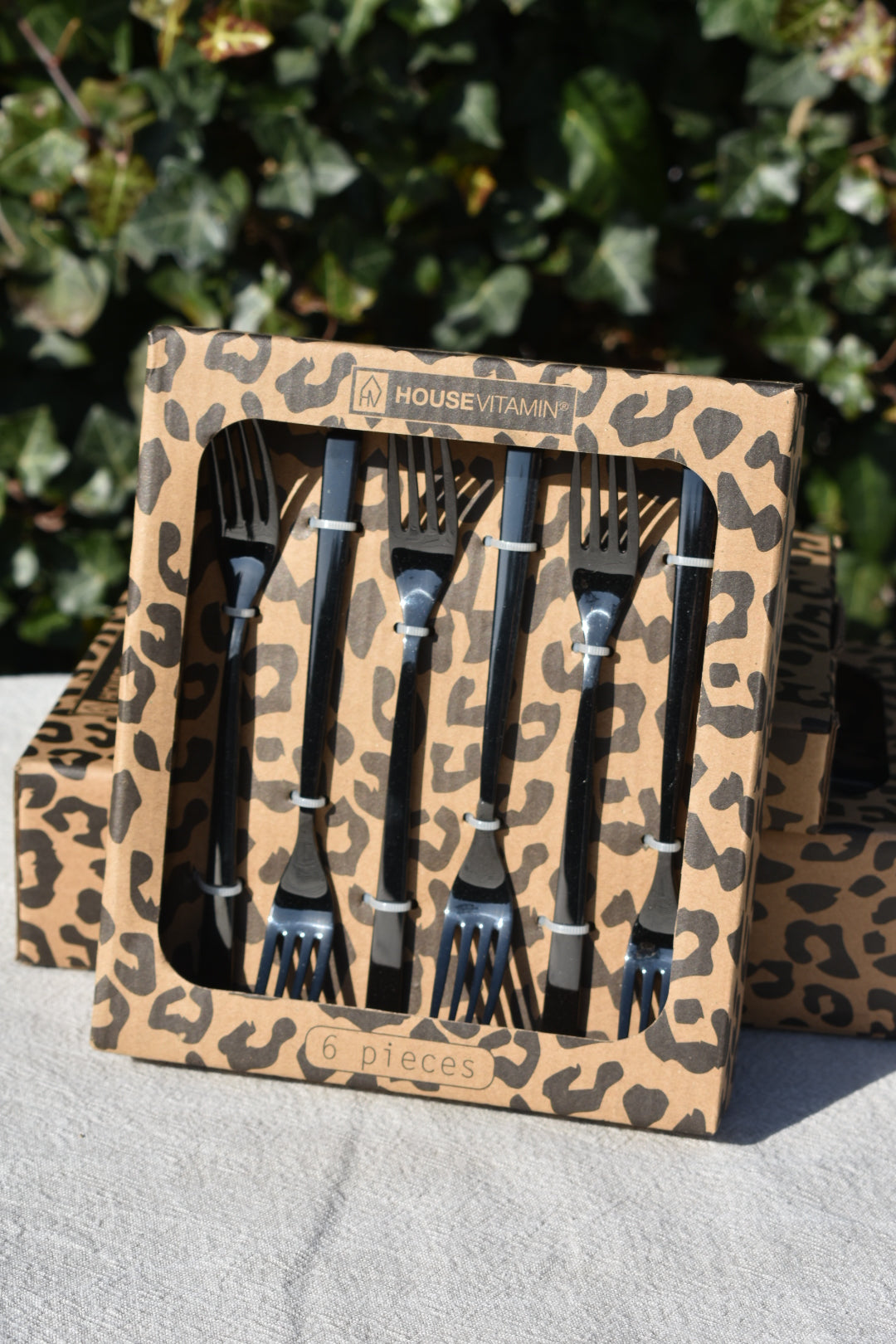 HV gebaksvorkjes 6-delig – Zwart