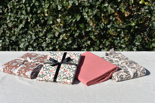 Villia Tafelkleed Zalm 140x250cm