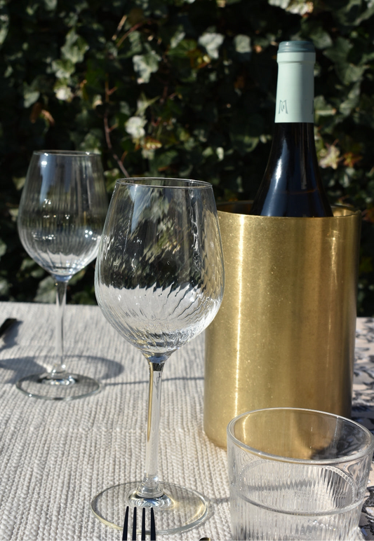 Royal Leerdam Wijnglas Plissé 38 cl ( Set / 4 )