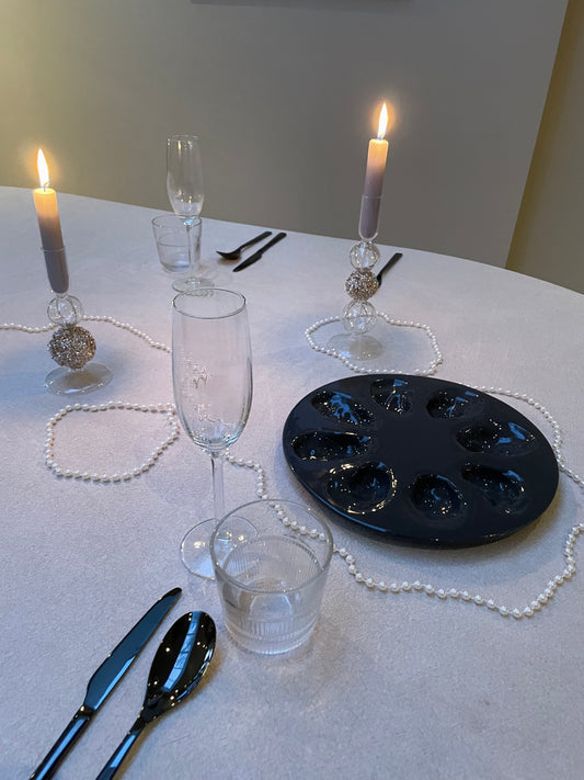 Oester Serveerschaal Grijs