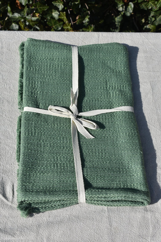 Voeg een stijlvolle en tijdloze touch toe aan je tafel met deze groene tafelloper. Gemaakt van stevig textiel, ideaal voor dagelijks gebruik én speciale gelegenheden.