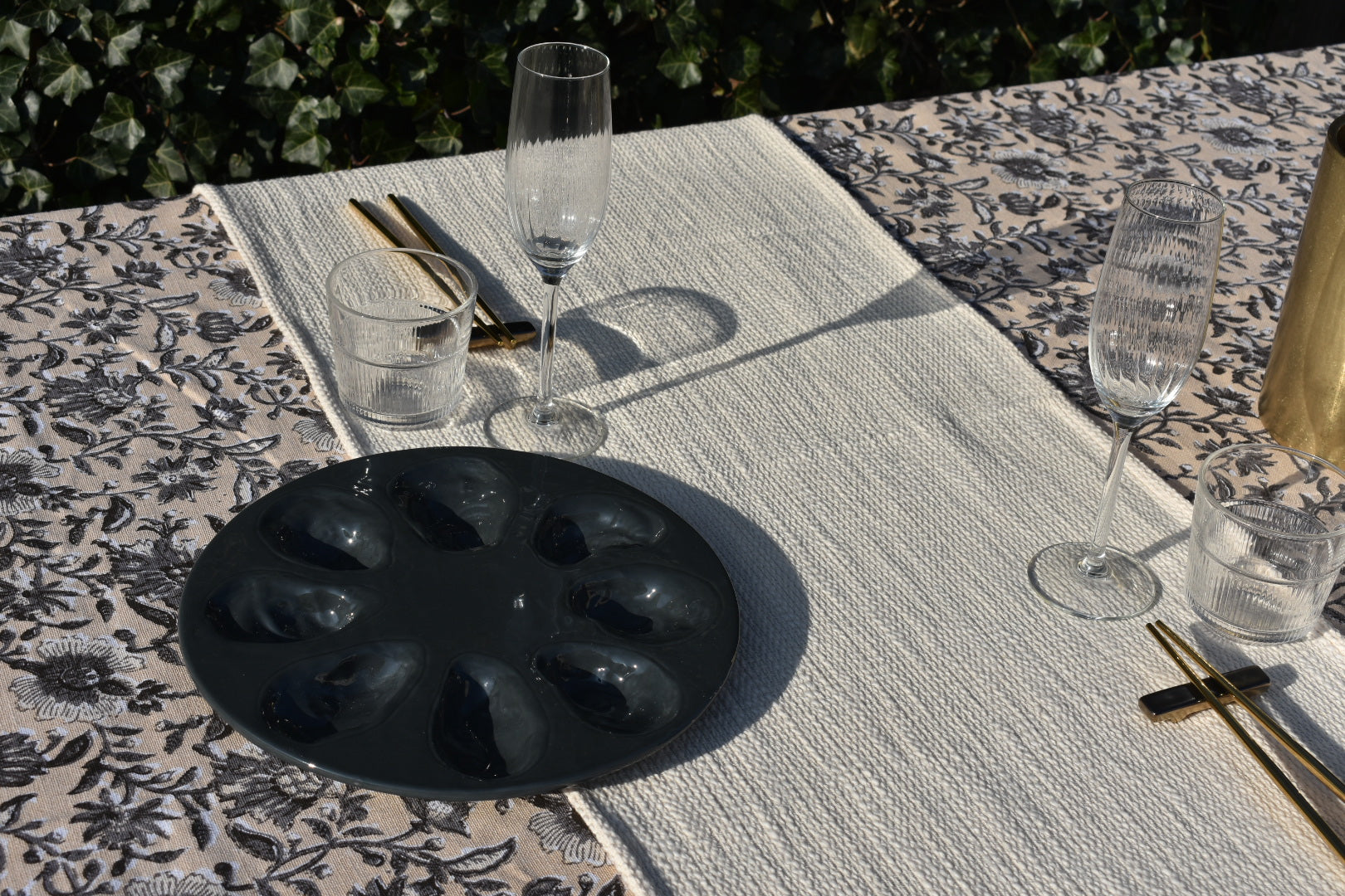 Prachtige serveerschaal voor oesters