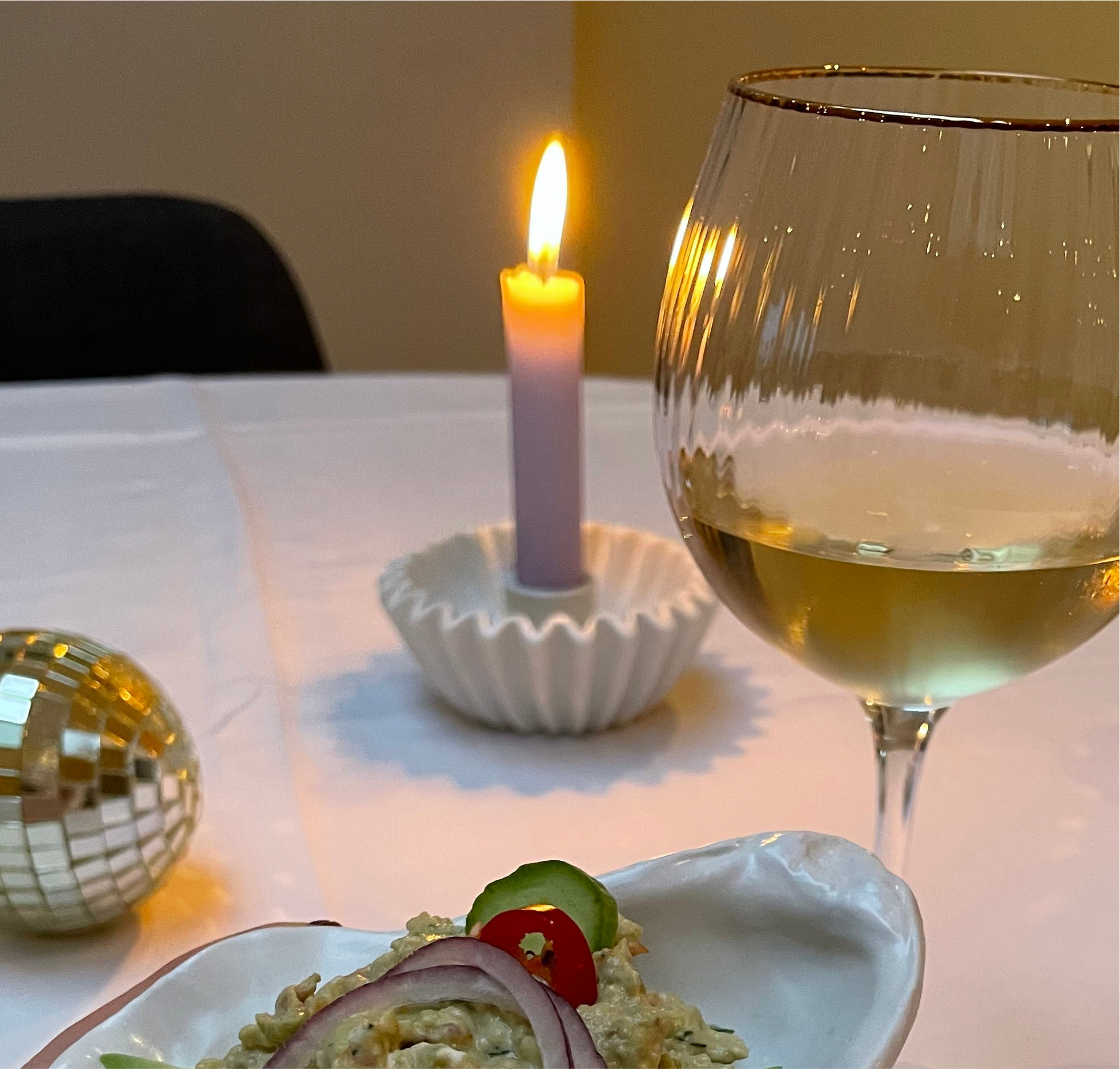 Witt kaarshouders in wave stijl