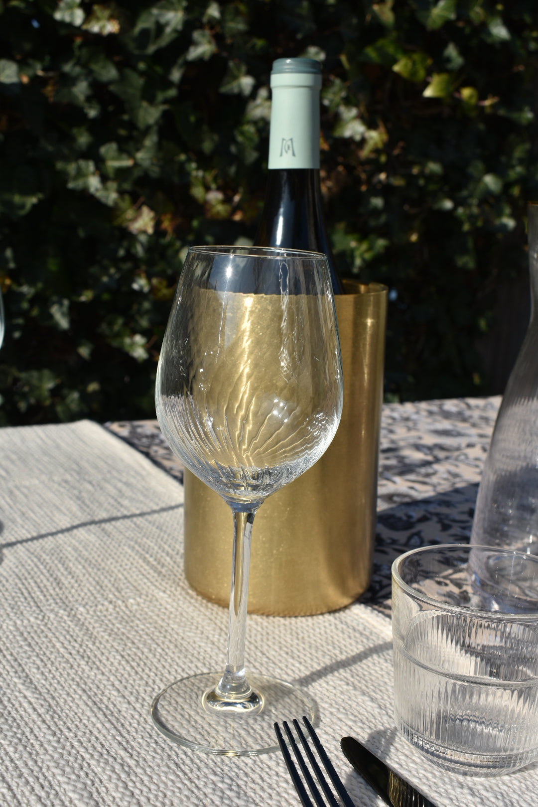 Voor een prachtige presentatie van de wijn