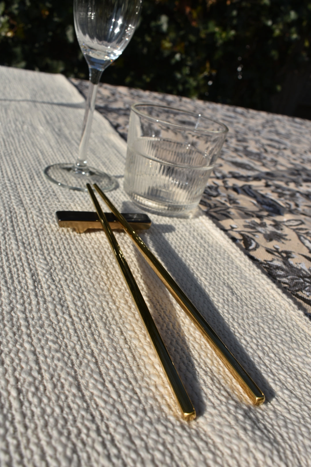 Luxe gouden chopsticks metaal