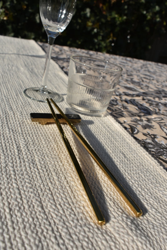 Luxe gouden chopsticks metaal